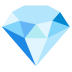 A diamond is shown in this picture.
